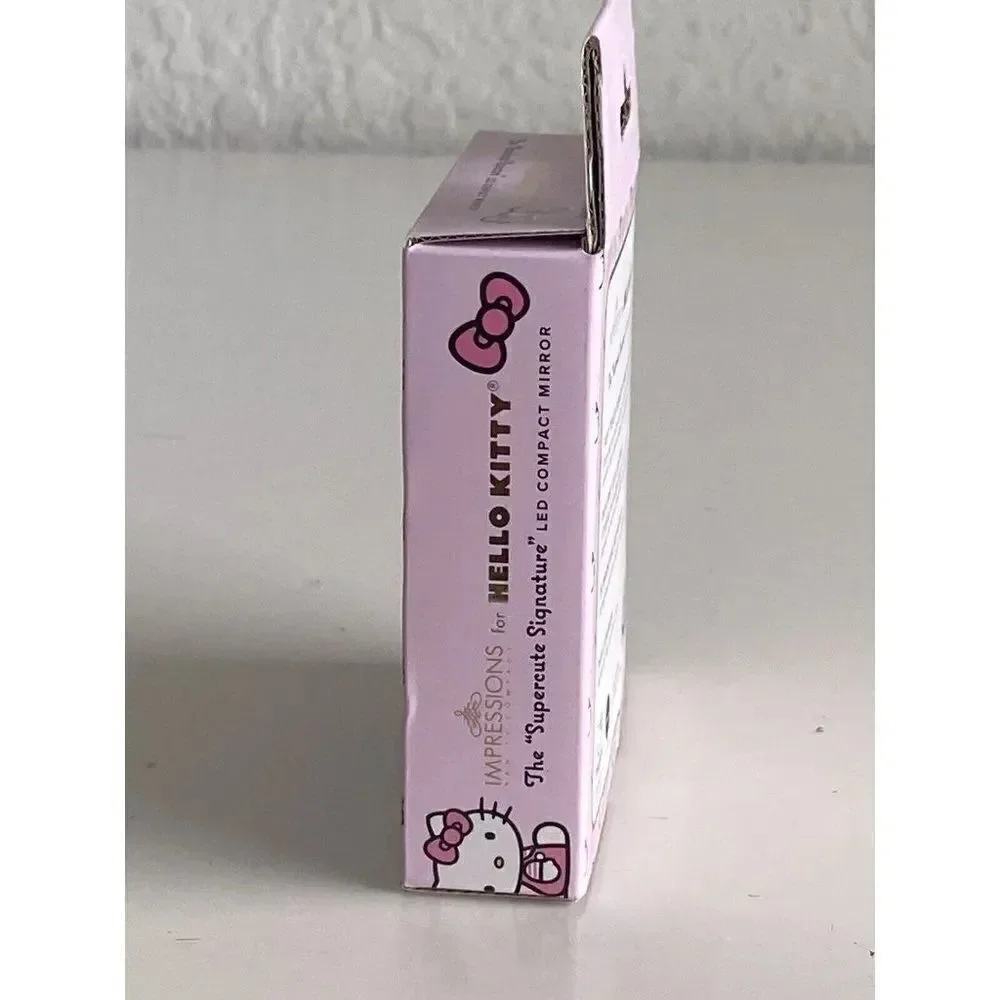 Impressions Hello‎ Kitty Supercute Signature Compact 3X LED Compact Mirror NEW